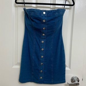 Mini Denim Dress